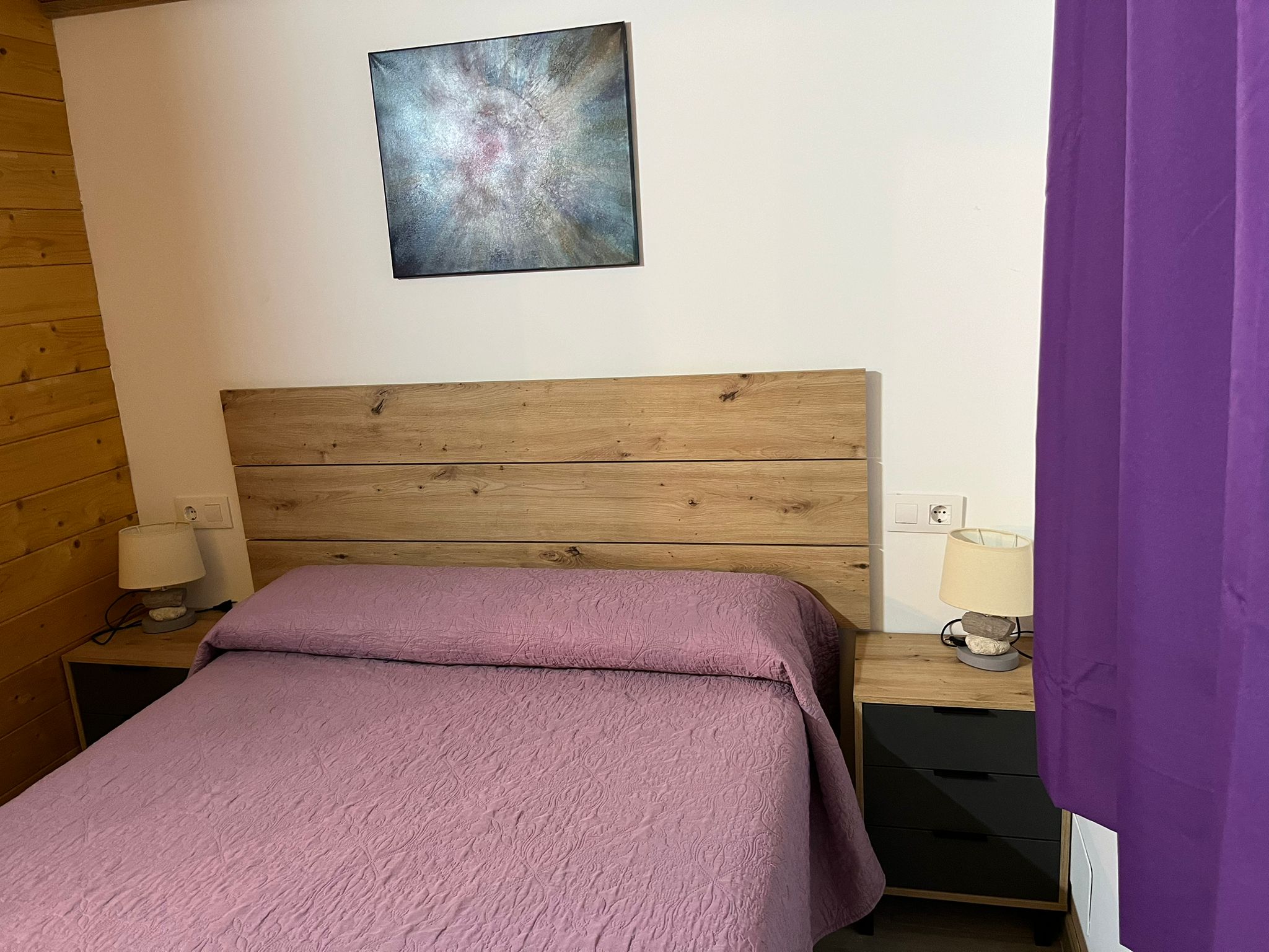 Interior acogedor de madera